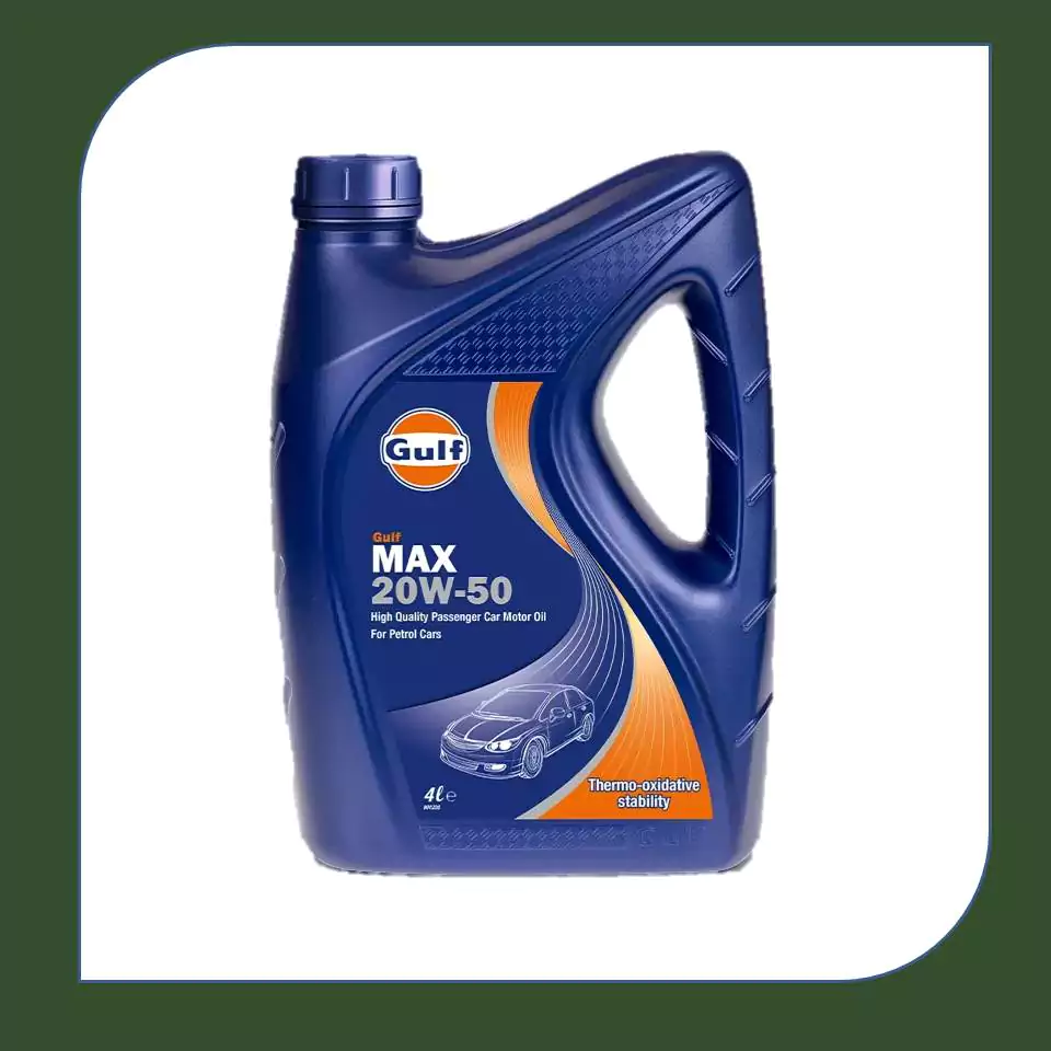 روغن موتور خودرو گالف 20W-50 Max 4 لیتری