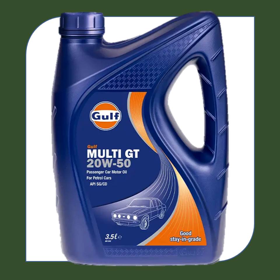 روغن موتور خودرو گالف 20W50 سه و نیم لیتری SG